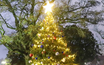 Fort Bragg Families Shine Bright at Annual Tree Lighting