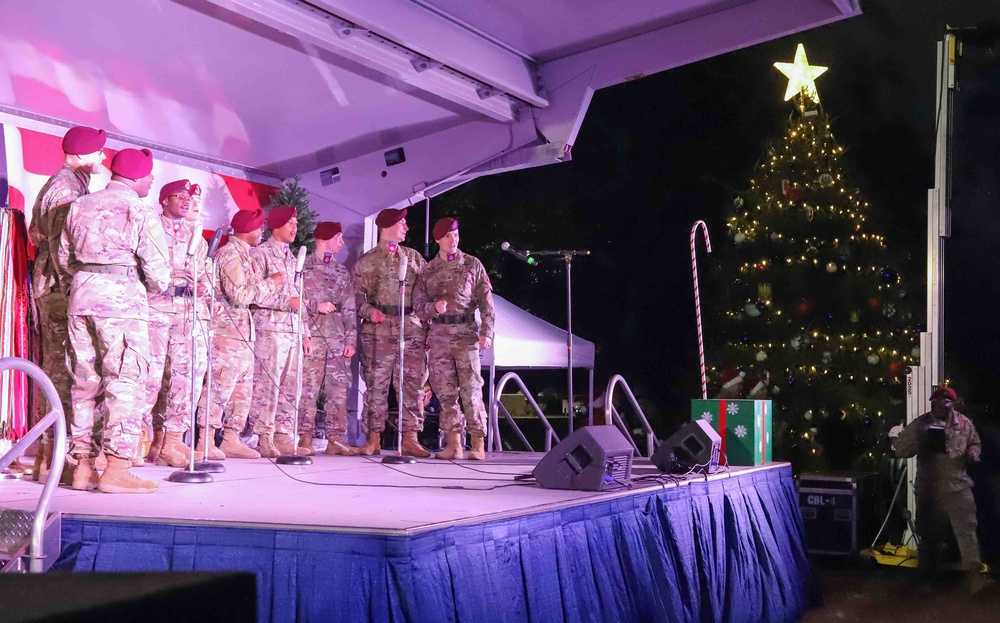 Fort Bragg Families Shine Bright at Annual Tree Lighting