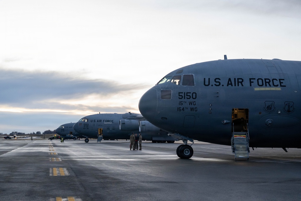15th Wing arrives at Joint Base Elmendorf-Richardson for JPMRC 26-01