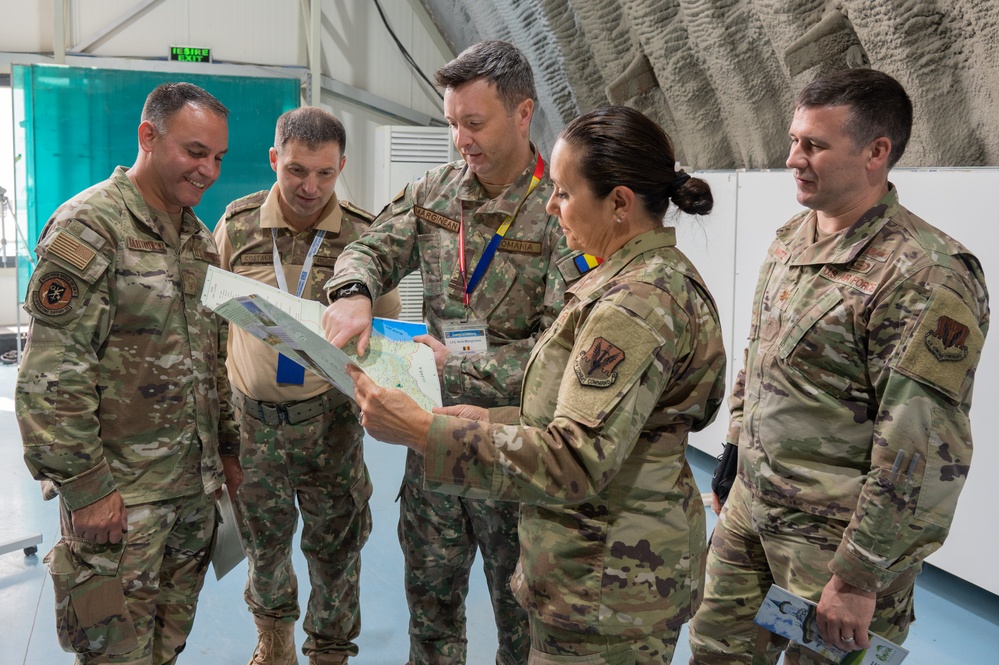 Maryland Air National Guard cyber operators exercise with Romanian counterparts