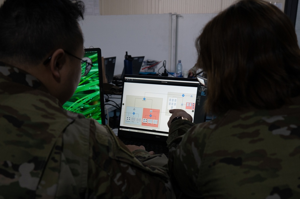 Maryland Air National Guard cyber operators exercise with Romanian counterparts