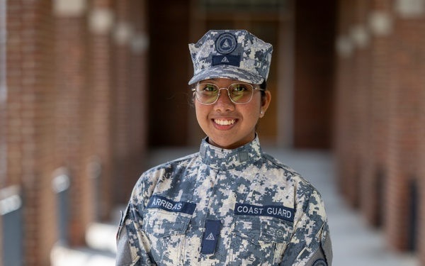 U.S. Coast Guard Academy international cadet siblings portrait