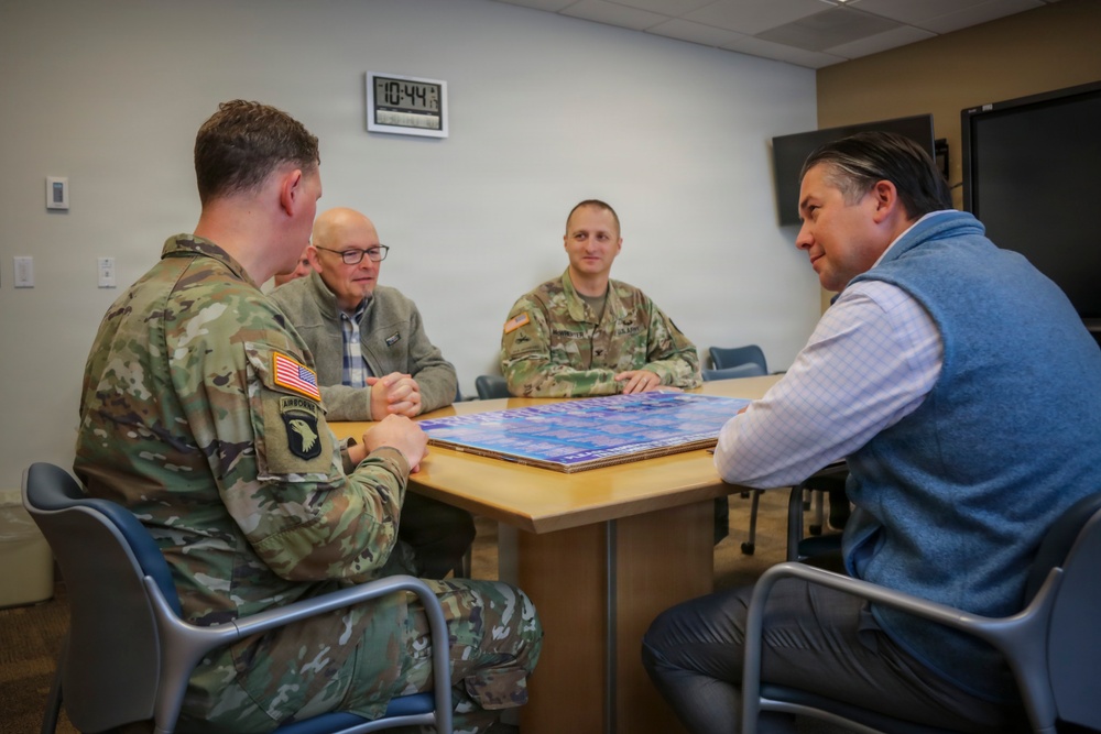 Montgomery County Mayor Wes Golden Visits Blanchfield Army Community Hospital