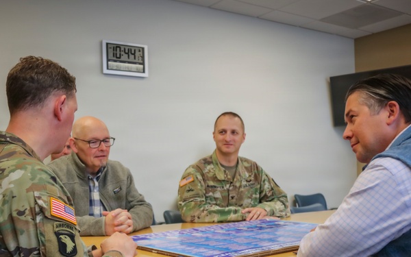 Montgomery County Mayor Wes Golden Visits Blanchfield Army Community Hospital
