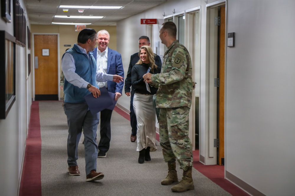 Montgomery County Mayor Wes Golden Visits Blanchfield Army Community Hospital