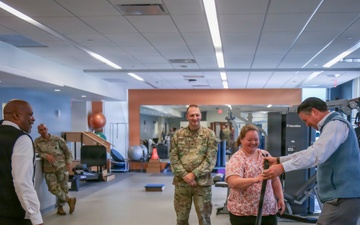 Montgomery County Mayor Wes Golden Visits Blanchfield Army Community Hospital