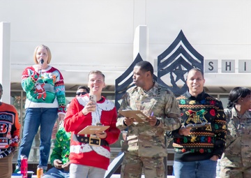Class 76 Students of the Sergeants Major Academy Compete in Ugly Sweater Contest
