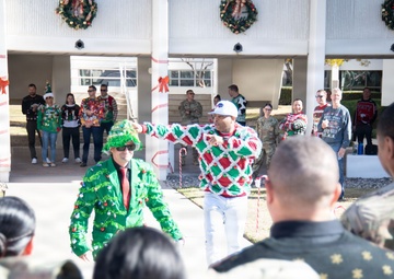 Class 76 Students of the Sergeants Major Academy Compete in Ugly Sweater Contest