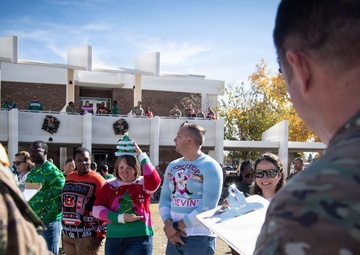 Class 76 Students of the Sergeants Major Academy Compete in Ugly Sweater Contest