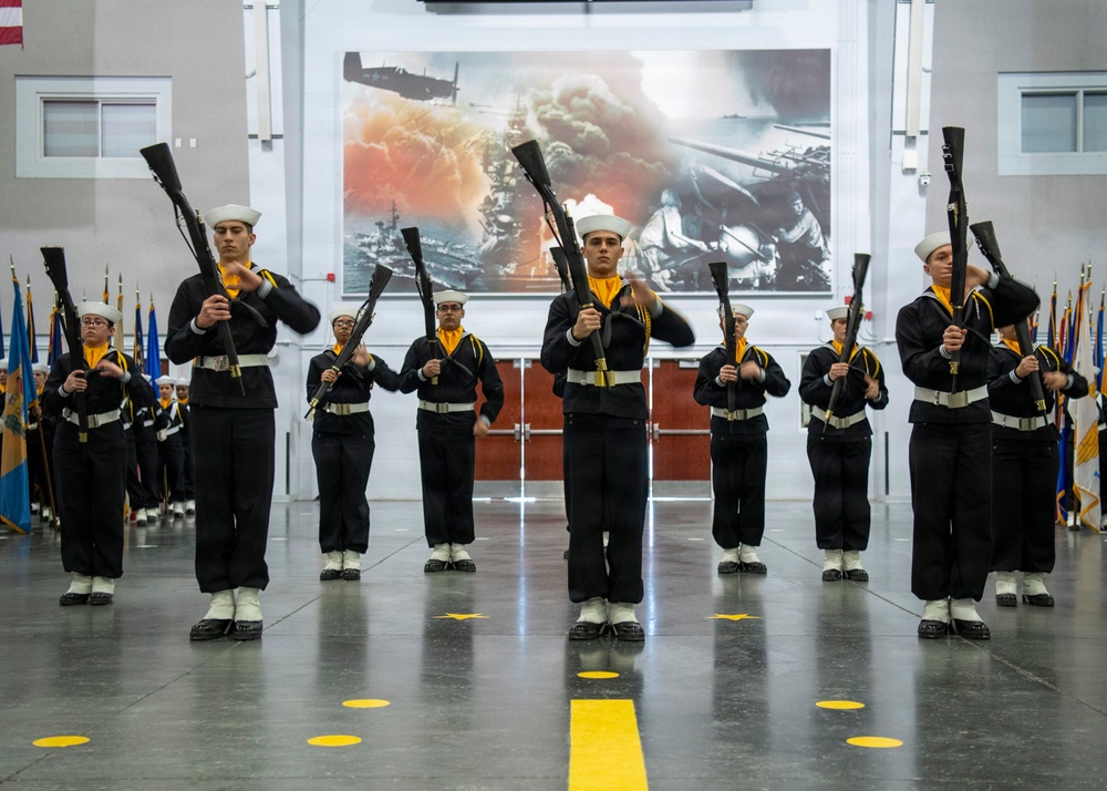 Recruit Training Command Pass in Review - Last Training Group of FY25