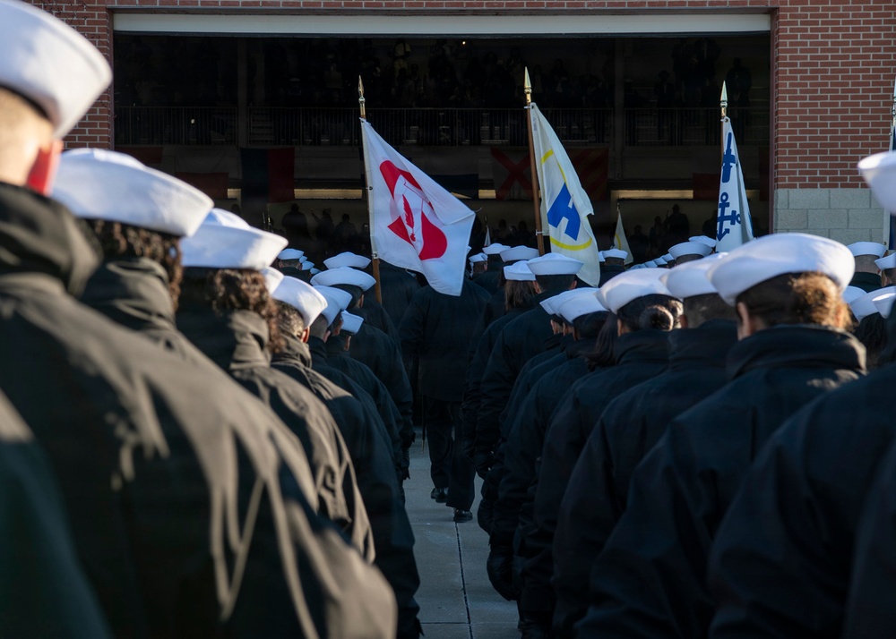 Recruit Training Command Pass in Review - Last Training Group of FY25