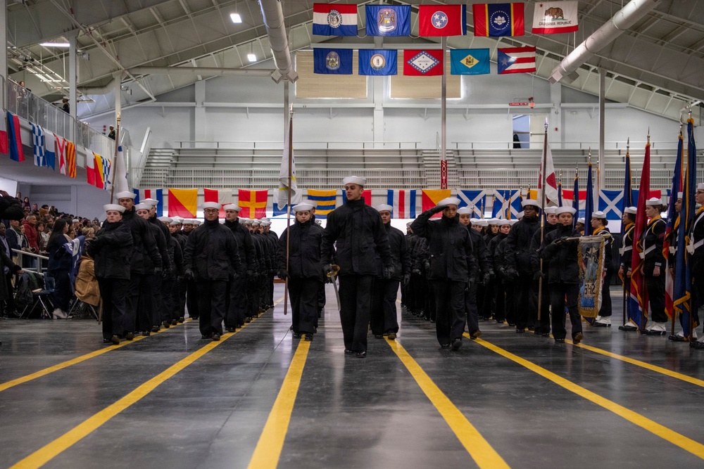 Recruit Training Command Pass in Review - Last Training Group of FY25