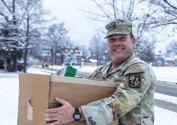 Fort Knox Garrison headquarters assists with toy delivery to Santa's Workshop