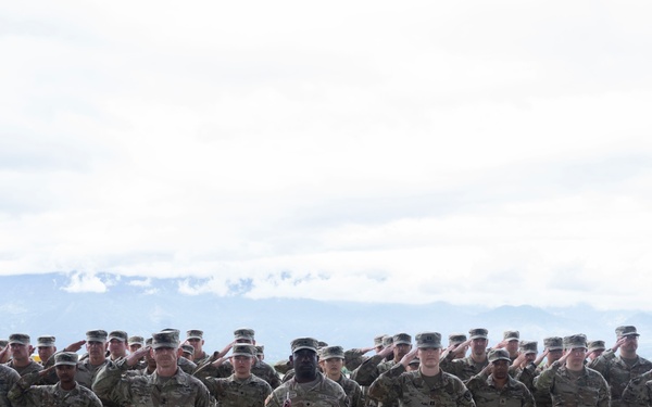 Army Forces Battalion MED DET CoC Ceremony