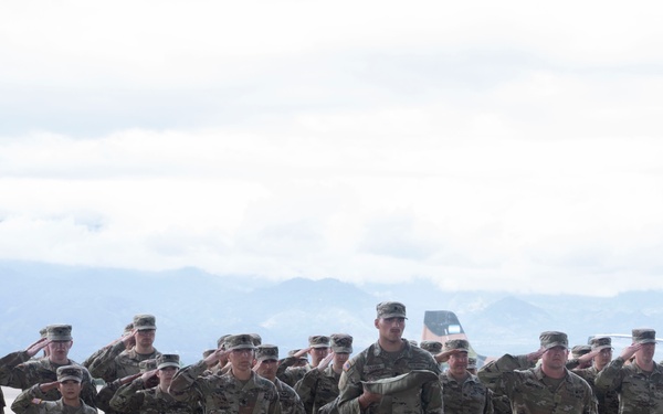 Army Forces Battalion MED DET CoC Ceremony