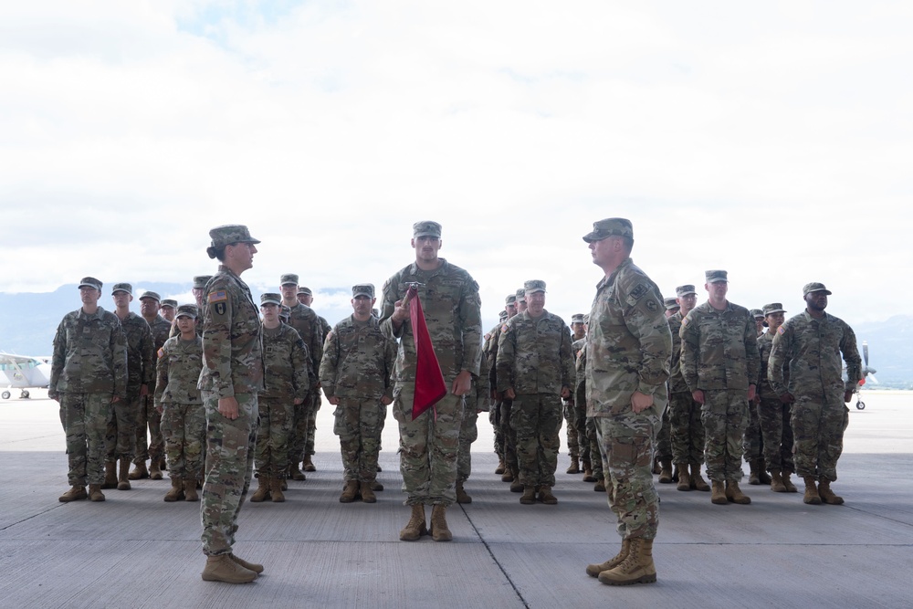 Army Forces Battalion MED DET CoC Ceremony