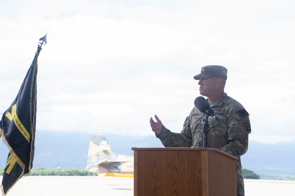 Army Forces Battalion MED DET CoC Ceremony