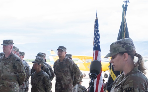 Army Forces Battalion MED DET CoC Ceremony