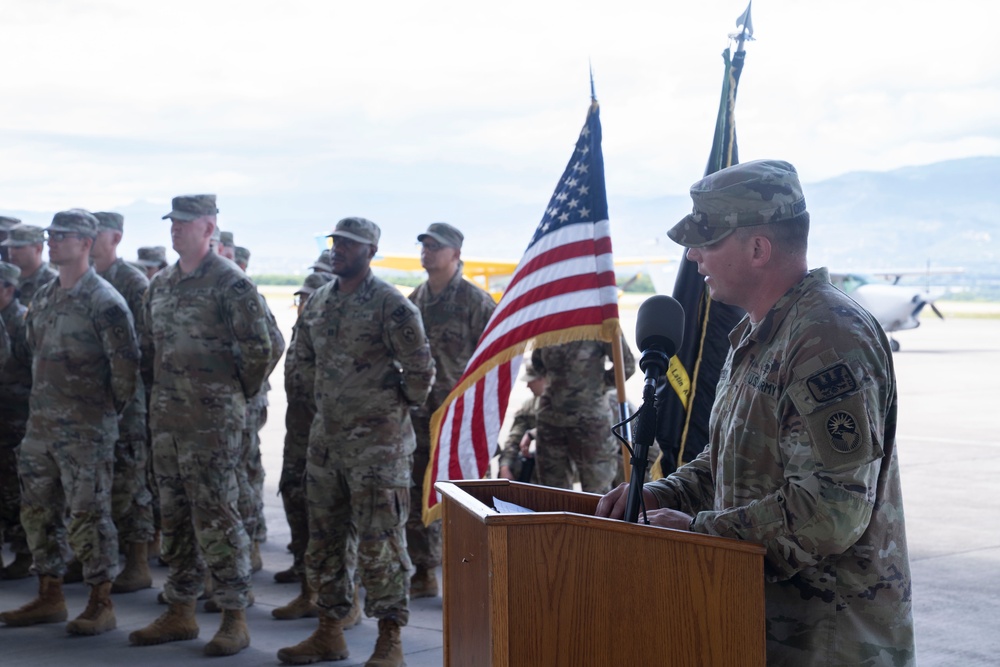 Army Forces Battalion MED DET CoC Ceremony