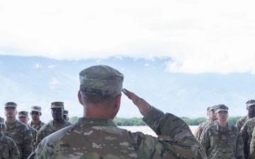 Army Forces Battalion MED DET CoC Ceremony