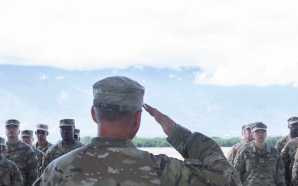 Army Forces Battalion MED DET CoC Ceremony