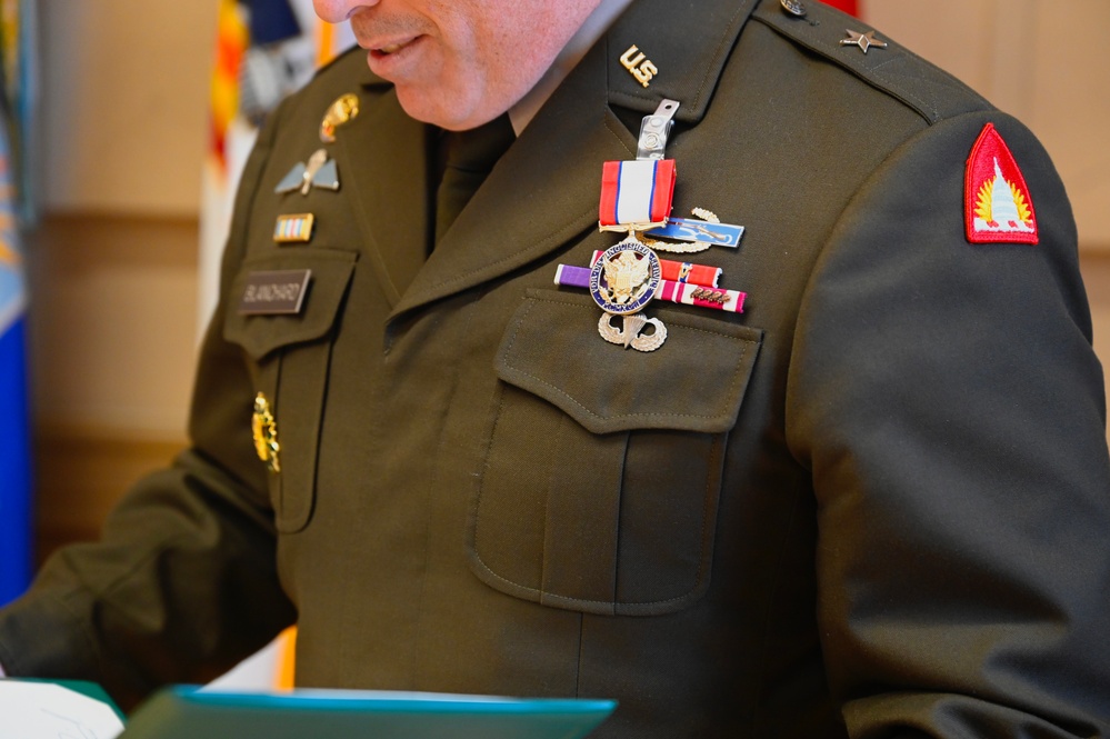 Brig. Gen. Blanchard Awarded the Medal of Distinguished Service