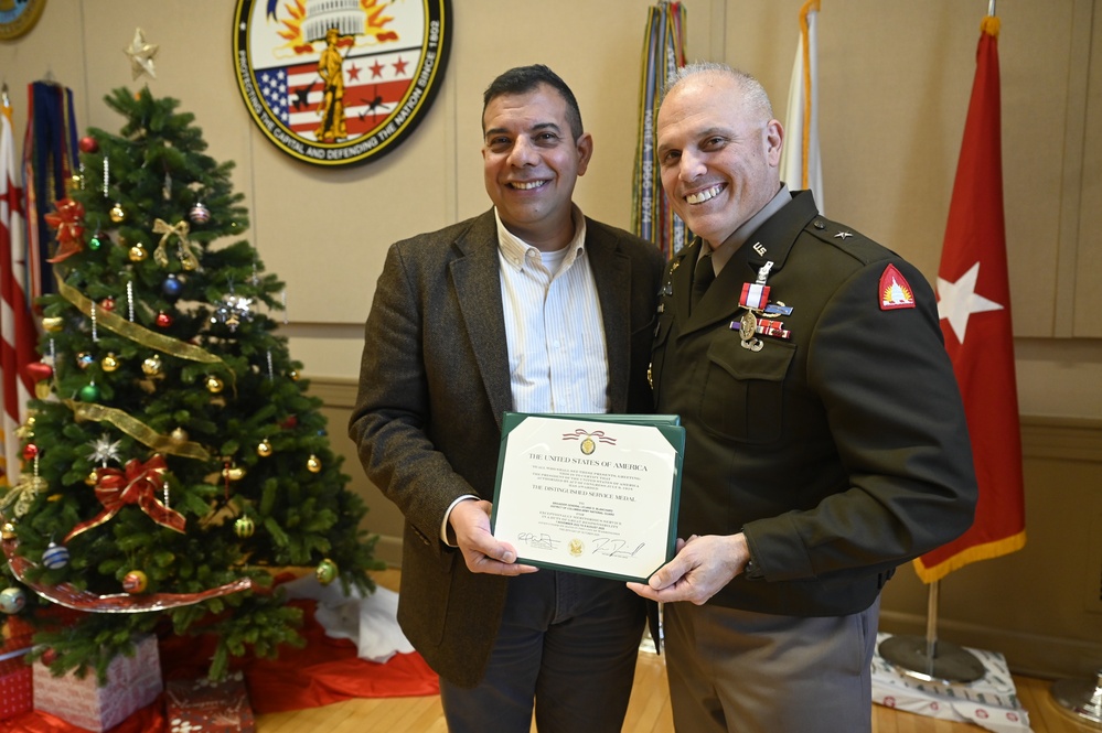 Brig. Gen. Blanchard Awarded the Medal of Distinguished Service