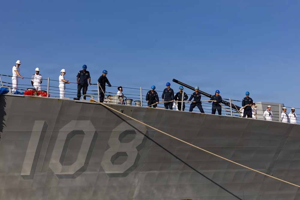 USS Wayne E. Meyer (DDG 108) Returns From Deployment