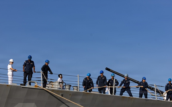 USS Wayne E. Meyer (DDG 108) Returns From Deployment