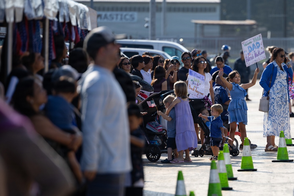 USS Wayne E. Meyer (DDG 108) Returns From Deployment
