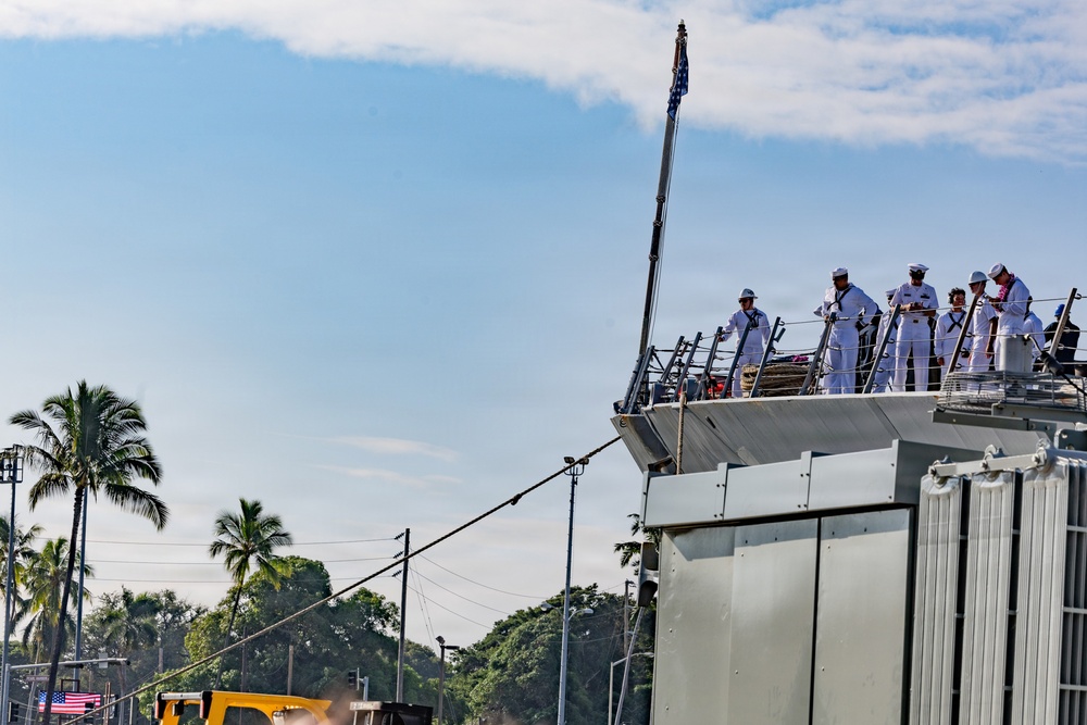USS Wayne E. Meyer (DDG 108) Returns From Deployment