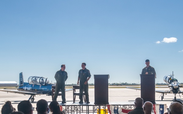 VT-27 Conducts Change of Command Ceremony