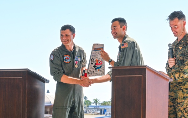 VT-27 Conducts Change of Command Ceremony
