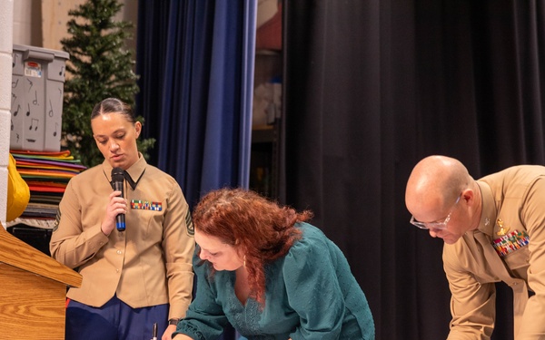 II MIG Adopt a School Ceremony