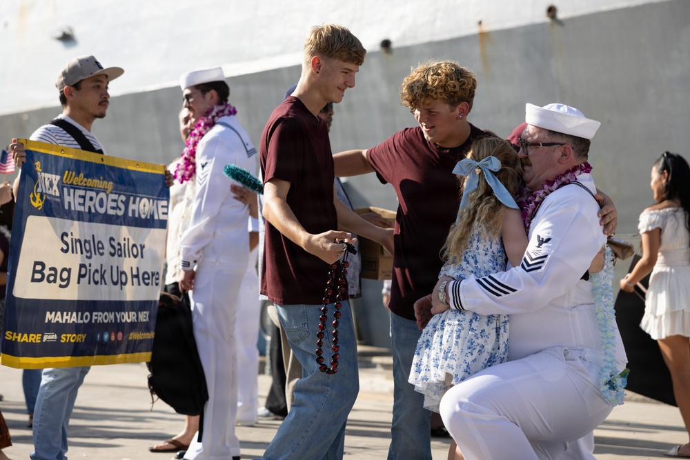 USS Wayne E. Meyer (DDG 108) Returns From Deployment