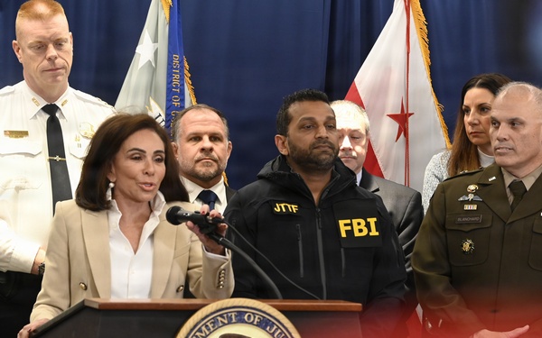 D.C. National Guard Attends United States Attorney’s Office-District of Columbia Press Conference