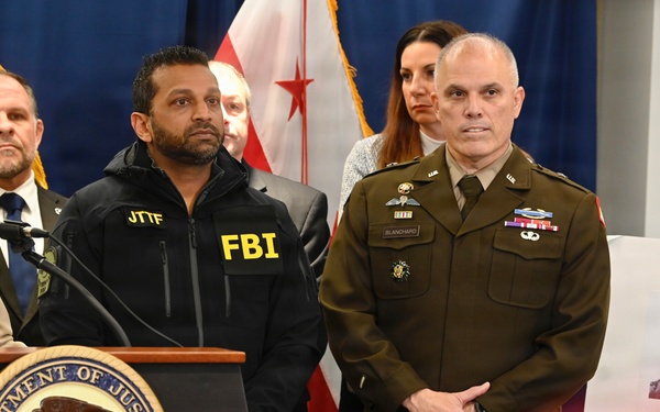 D.C. National Guard Attends United States Attorney’s Office-District of Columbia Press Conference