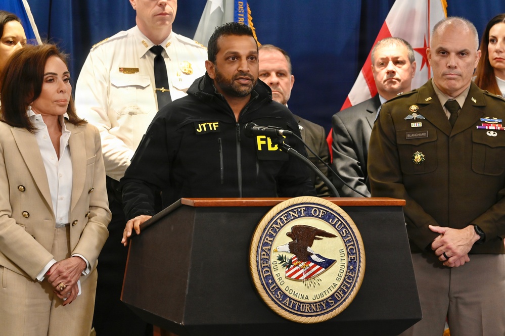 D.C. National Guard Attends United States Attorney’s Office-District of Columbia Press Conference