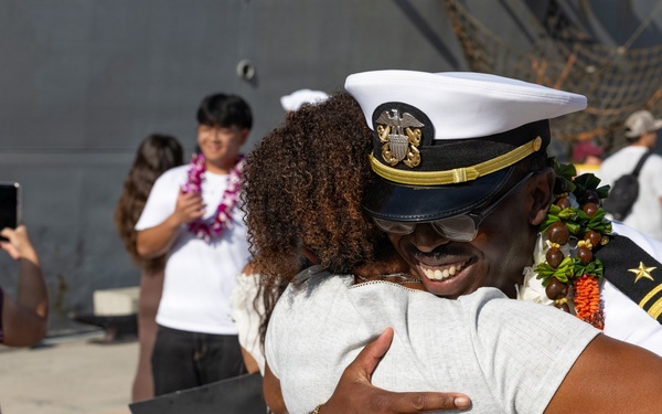 USS Wayne E. Meyer (DDG 108) Returns From Deployment