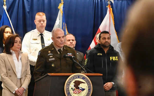 D.C. National Guard Attends United States Attorney’s Office-District of Columbia Press Conference