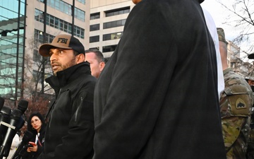 D.C. National Guard Joins FBI Director, MPD, and D.C. Mayor During Press Conference