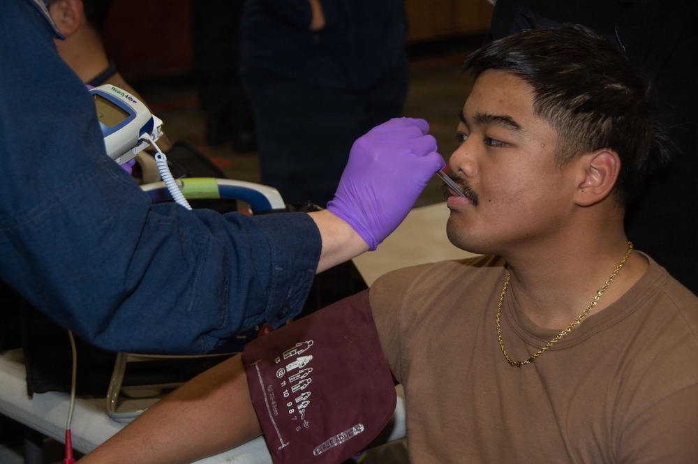 Ronald Reagan Sailors Perform 8010 Firefighting Drill