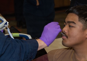 Ronald Reagan Sailors Perform 8010 Firefighting Drill