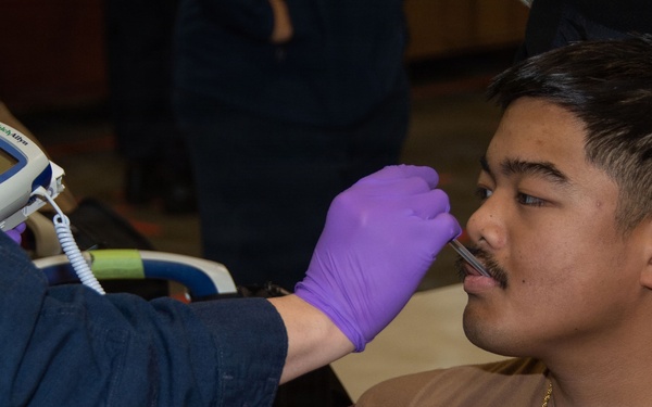 Ronald Reagan Sailors Perform 8010 Firefighting Drill