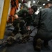 11th MEU Marines load equipment onto USS Portland