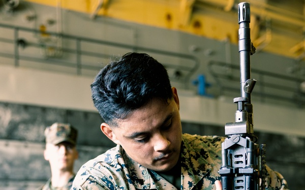 11th MEU Marines Embark USS Portland