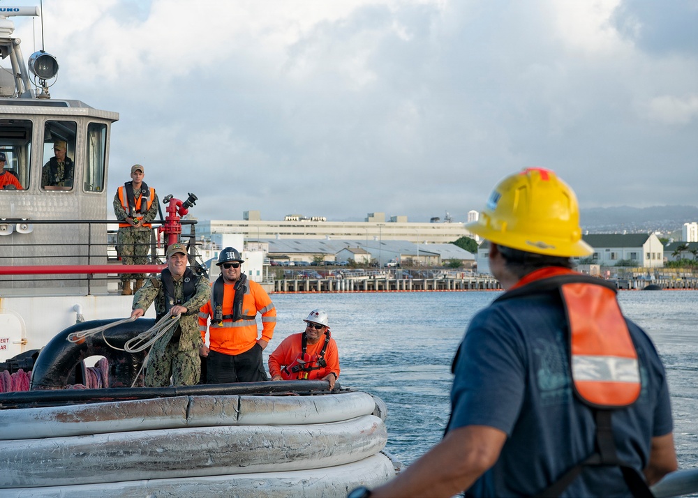 Heavy Lifting: Shipyard's Towing Skills on Display