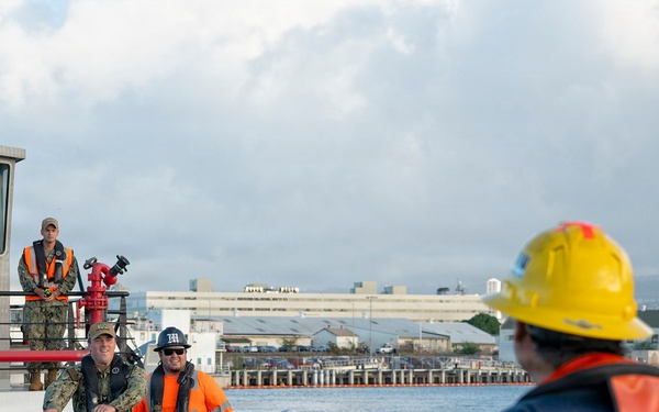 Heavy Lifting: Shipyard's Towing Skills on Display