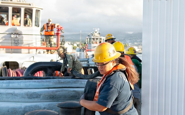 Heavy Lifting: Shipyard's Towing Skills on Display