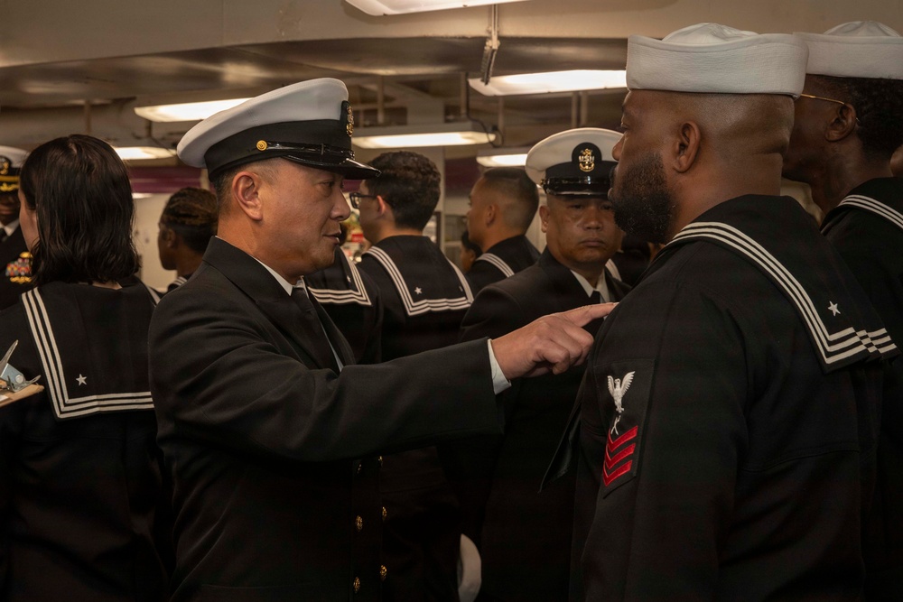 USS Abraham Lincoln conducts routine operations.